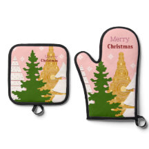 Vrolijke kerstboom roze