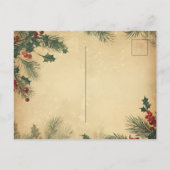  vrolijke kerstfoto feestdagenkaart (Achterkant)