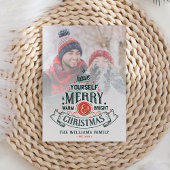  vrolijke kerstfoto feestdagenkaart