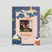 Vrolijke kerstfoto kerstkaarten