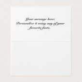 Vrolijke Kerstgroeten voor Gelukkige Wensen Kaart (Binnenkant ongevouwen)