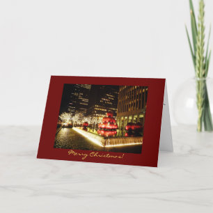Vrolijke Kerstkaart - de Lichten van de Vakantie - Feestdagen Kaart