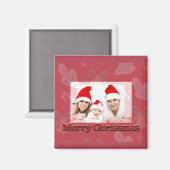 Vrolijke Kerstklokken met Afbeelding Magneet (Voorkant / Achterkant)
