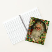 Vrolijke Kerstman Antiek Classic Notitieboek (Binnen)