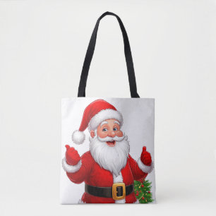 Vrolijke Kerstman Draagtas