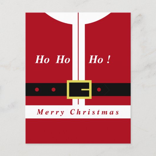 Vrolijke Kerstman Flyers (Voorkant)