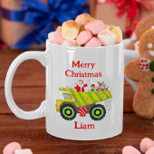 Vrolijke Kerstman in Dump Elf, Rendier Koffiemok