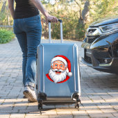 Vrolijke Kerstman Sticker (Koffer Insitu)