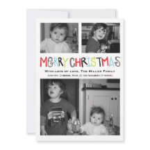 Vrolijke Kerstmis 3 de Kaart van de Vakantie van