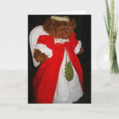 Vrolijke Kerstmis Beary Feestdagen Kaart (Voorkant)