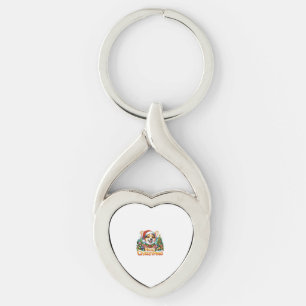 Vrolijke Kerstmis Corgi Hond Corgmas Matching Kers Sleutelhanger