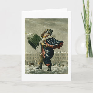 Vrolijke Kerstmis en een Gelukkig Nieuwjaar in Feestdagen Kaart