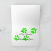 Vrolijke Kerstmis Feestdagen Kaart (Binnen)