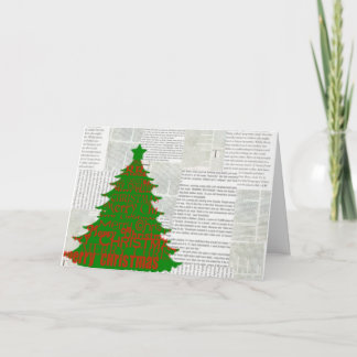 Vrolijke Kerstmis Feestdagen Kaart
