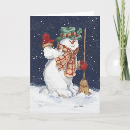 VROLIJKE KERSTMIS FEESTDAGEN KAART (Voorkant)