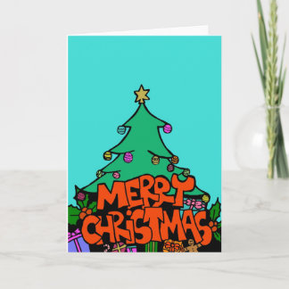 Vrolijke Kerstmis Feestdagen Kaart