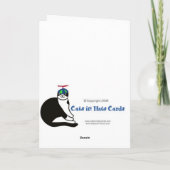 Vrolijke Kerstmis! Feestdagen Kaart (Achterkant)