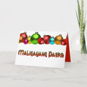 Vrolijke Kerstmis Feestdagen Kaart