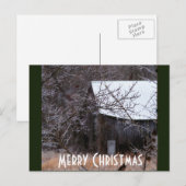 Vrolijke Kerstmis Feestdagenkaart (Voorkant / Achterkant)