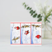 Vrolijke Kerstmis!! Feestdagenkaart (Staand voorkant)