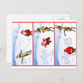 Vrolijke Kerstmis!! Feestdagenkaart (Voorkant / Achterkant)