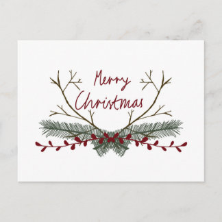 Vrolijke Kerstmis Feestdagenkaart