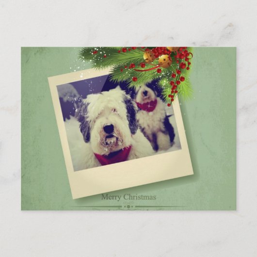 Vrolijke Kerstmis! Feestdagenkaart (Voorkant)