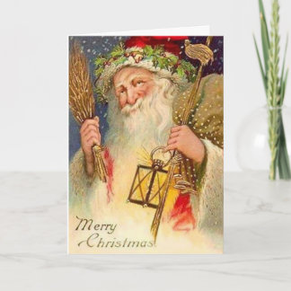 Vrolijke Kerstmis, Kerstman Feestdagen Kaart