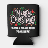  Vrolijke Kerstmis Koelbox Blikjeskoeler (Achterkant)