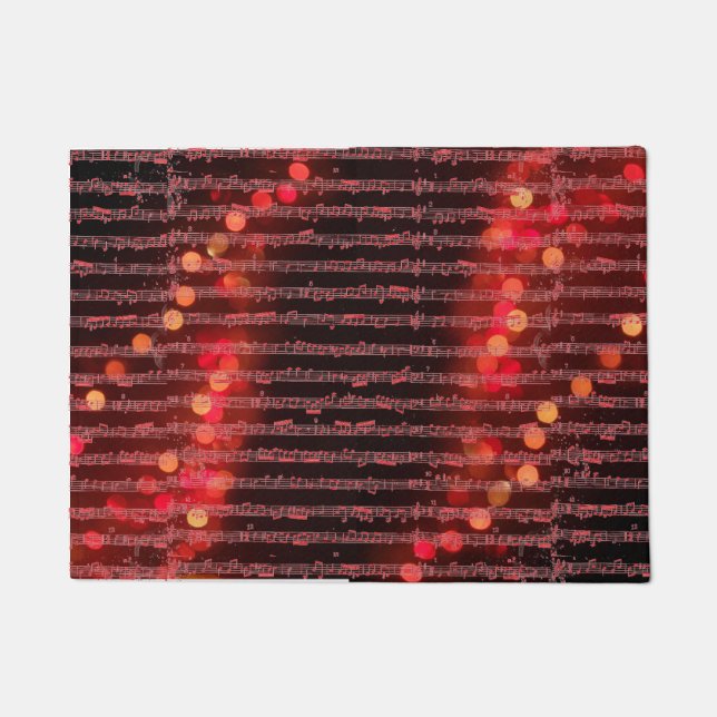 Vrolijke Kerstmis Melodie Deurmat (Voorkant)