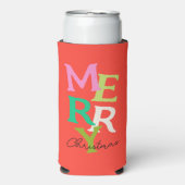 Vrolijke Kerstmis Moderne Heldere Vakantie (Seltzer Voorkant)