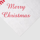 Vrolijke Kerstmis Rendier Groet Tissuepapier (Detail)