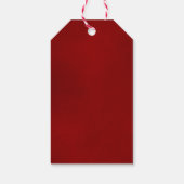 Vrolijke Kerstmis Sparkle Stars Foto Overlay Cadeaulabel (Achterkant)