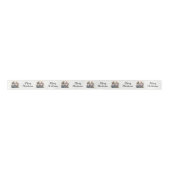 Vrolijke Kerstmis Steampunk Gnomen Lint (Voorkant)