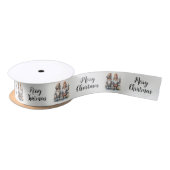 Vrolijke Kerstmis Steampunk Gnomen Lint (Spoel)