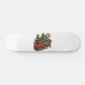 Vrolijke Kerstmis steampunk Skateboard (Horizontaal)