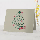 Vrolijke Kerstmis Stethoscoop CNA Medisch Medewerk Kaart (Gele Bloem)