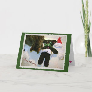 Vrolijke Kerstmis van Bearette van Teddy! Feestdagen Kaart