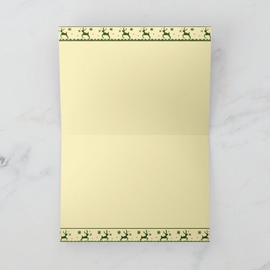 Vrolijke Kerstmis van de Kerstman van de tekkel Kaart (Binnen)