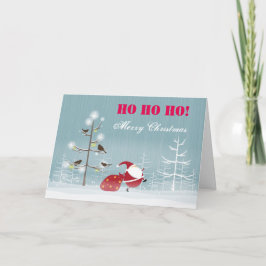 Vrolijke Kerstmis van Ho Ho van Ho Feestdagen Kaart