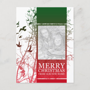vrolijke Kerstmis van ons nieuw huis Feestdagenkaart