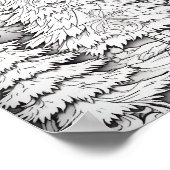 Vrolijke Kerstmis Volwassen Kleurstof Poster (Hoek)