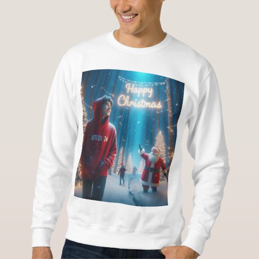 Vrolijke kerstoutfit | Kerstsweatshirt Trui (Voorkant)