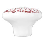 VROLIJKE KERSTSPRANKELINGEN KERAMISCHE KNOP (Zijkant)