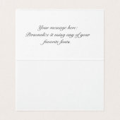 Vrolijke kerstwensen Galore Kaart (Binnenkant ongevouwen)