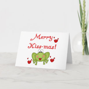 Vrolijke Kissmas Feestdagen Kaart