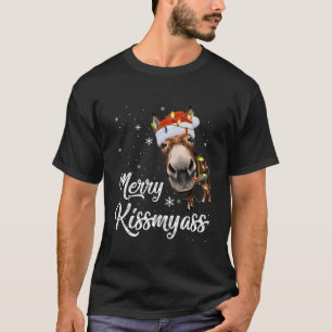Vrolijke Kissmyass Ezel Vrolijke T-shirt