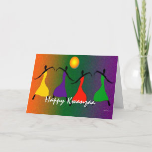 Vrolijke Kwanzaa wensen Kaart