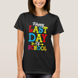 Vrolijke laatste dag van de schooldag - studenten t-shirt