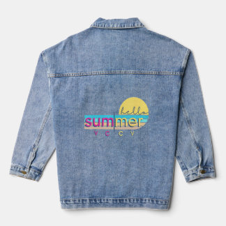 Vrolijke laatste dag van de schoolleraar-student H Denim Jacket